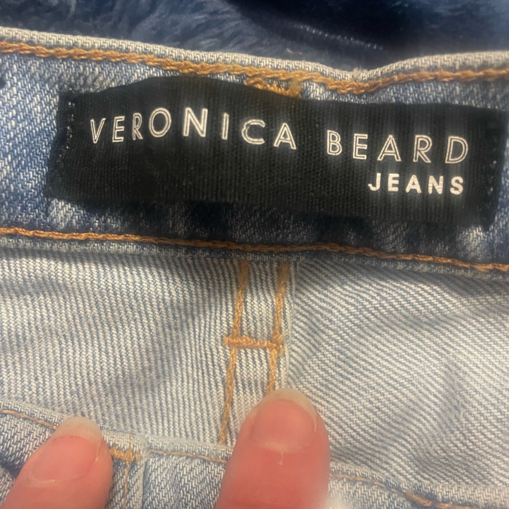 Veronica Beard side lace jeans 24 - Picture 5 of 5